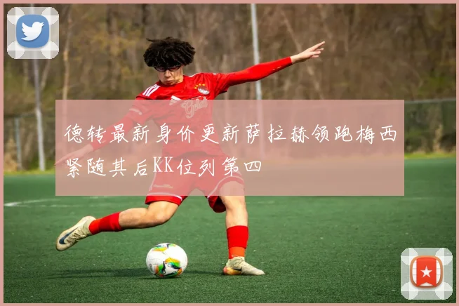 德转最新身价更新萨拉赫领跑梅西紧随其后KK位列第四